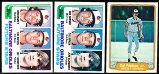 Cal Ripken RC- 3 Cards