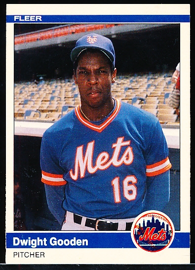 1984 Fleer Update Bb- #43 Dwight Gooden RC