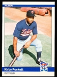 1984 Fleer Update Bb- #93 Kirby Puckett RC