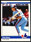 1984 Fleer Update Bb- #102 Pete Rose