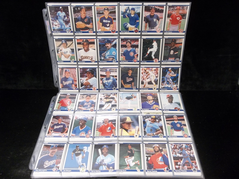 1984 Fleer Update Baseball- Near Set- 128 of 132