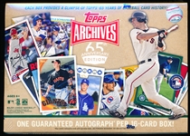 2016 Topps Archives Baseball- “65th Anniversary”- Factory Sealed Box