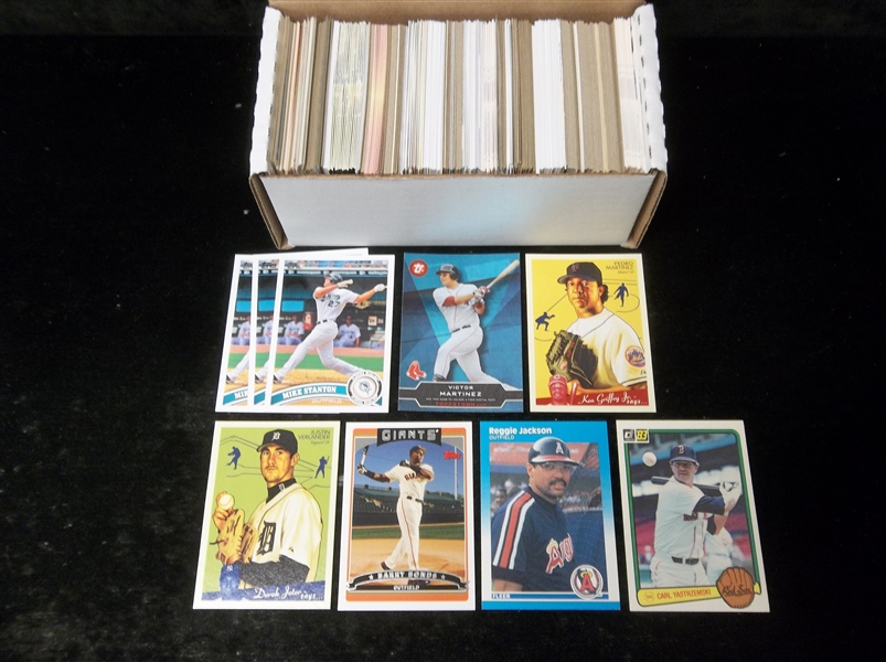 Baseball Star Card Lot- 350 Asst Stars- late 1970’s thru 2000’s