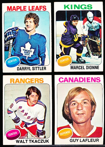 1975-76 Topps Hockey- 50 Diff- #102 thru #151