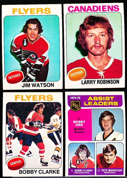 1975-76 Topps Hockey- 50 Diff- #202 thru #251