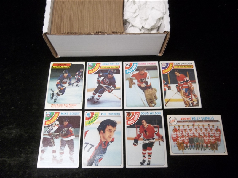 1978-79 Topps Hockey Set of 264