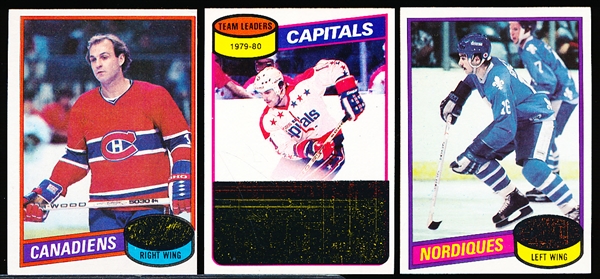 1980-81 Topps Hockey- 80 Diff- all unscratched- #1 thru #82-only missing #2, #3