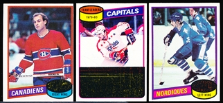1980-81 Topps Hockey- 80 Diff- all unscratched- #1 thru #82-only missing #2, #3