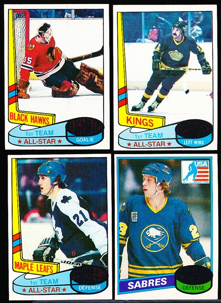 1980-81 Topps Hockey- 89 Diff- all unscratched- #83 thru #172- missing # 87, 140, 163. 