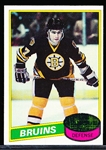 1980-81 Topps Hockey- #140 Ray Bourque RC- unscratched