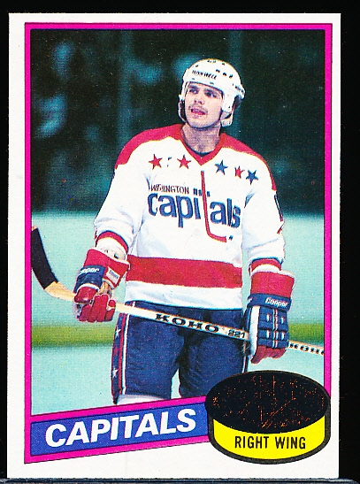 1980-81 Topps Hockey- #195 Mike Gartner RC- unscratched