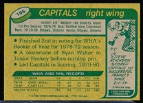 1980-81 Topps Hockey- #195 Mike Gartner RC- unscratched