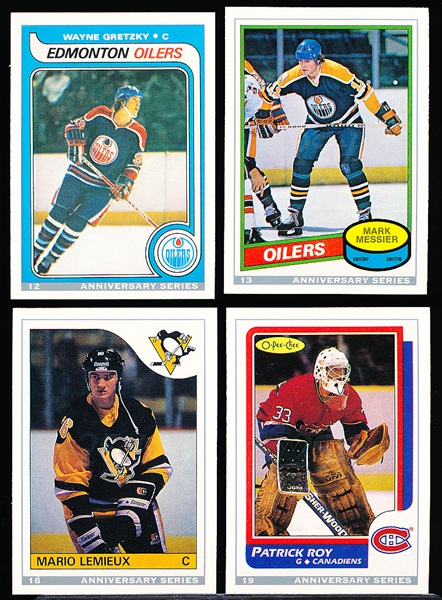1992-93 O-Pee-Chee Hockey 25th Anniversary Inserts Set of 26