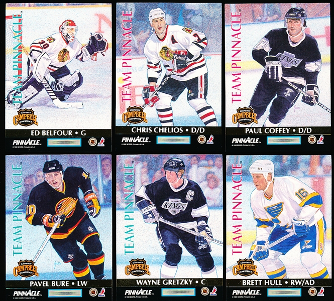1992-93 Pinnacle Hockey- “Team Pinnacle” Set of 6