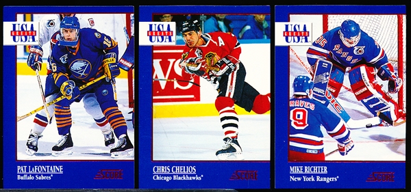 1992-93 Score Hockey- USA Greats Inserts Set of 15