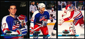 1993-94 Stadium Club Hockey- Team USA Inserts- Near Set 22 of 23