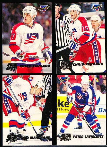 1993-94 OPC Premier Hockey- USA Hockey Insert Set of 23