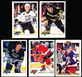 1993-94 OPC Premier Hockey- 5 Diff Print Variations