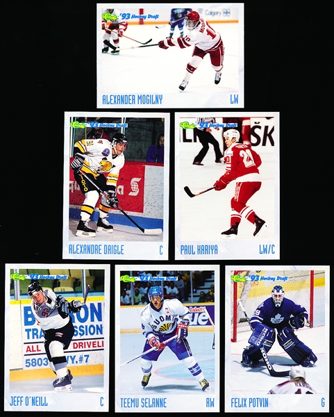 1993-94 Classic Hockey Draft (’93)- Crash Numbered Inserts of 15,000- 6 Diff