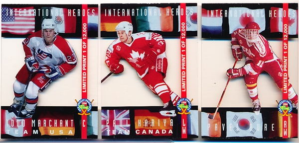1994 Classic Hockey Draft- (’94)- Limited Print International Heroes- 19 of 22- missing #1-3