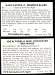 1975 TCMA International League Minor League Baseball Card Set of 31
