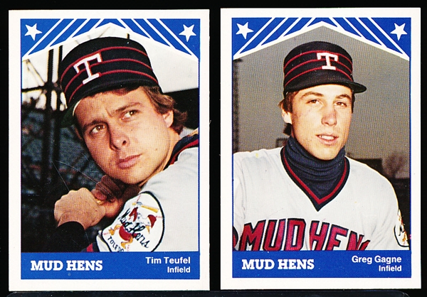 1983 TCMA Toledo Mud Hens Minor League Baseball Card Set of 29