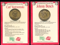 1989 Kahn’s Cooperstown Collection Coins- 4 in Original Packaging