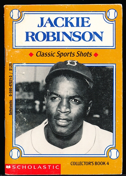 1993 Scholastic Collectors Books- Classic Sports Shots- Jackie Robinson