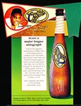 1997 Coors Brewing- Bar Room Table Topper- Reggie Jackson/ Ernie Banks/ Willie Mays