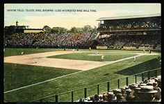 1912 Pre Linen- Early Toledo Baseball Postcard “Swayne Field, Toledo, Ohio
