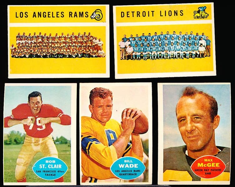 1960 Topps Football- 22 Diff