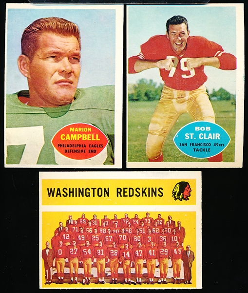 1960 Topps Fb- 18 Diff