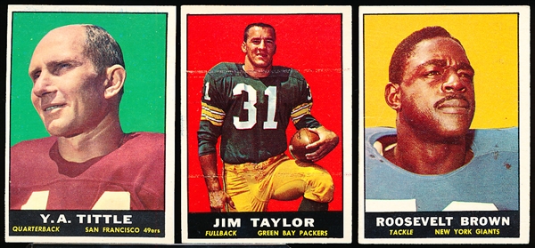 1961 Topps Fb- 6 Diff