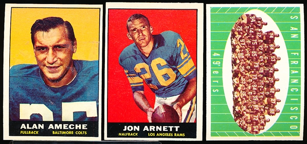 1961 Topps Fb- 12 Diff