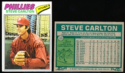 1977 Topps Bb- #110 Steve Carlton, Phillies- 40 Cards