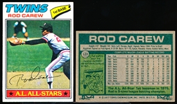 1977 Topps Bb- #120 Rod Carew, Twins- 25 Cards