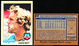 1978 Topps Bb- #100 George Brett, Royals- 12 Cards
