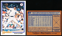 1978 Topps Bb- #135 Ron Guidry, Yankees- 50 Cards