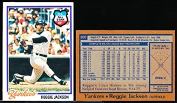 1978 Topps Bb- #200 Reggie Jackson, Yankees- 26 Cards