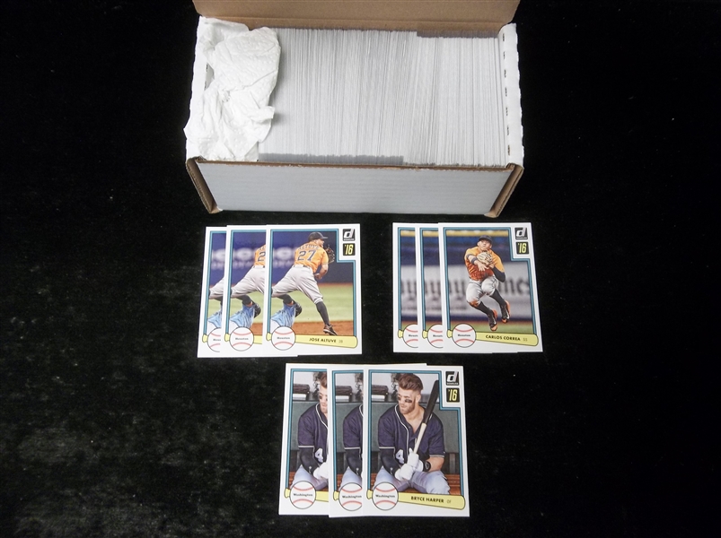 2016 Donruss “1982 Style” Baseball Stars- 200+ Stars