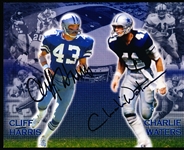 Autographed Cliff Harris & Charlie Waters Dallas Cowboys NFL Color 8” x 10” Photo