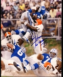 Autographed Eddie Johnson Cleveland Browns NFL Color 8” x 10” Photo