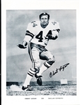 Autographed Obert Logan Dallas Cowboys NFL B/W 8 ½” x 11” Photo