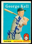 Autographed 1958 Topps Bsbl. #40 George Kell, Orioles