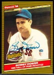 Autographed 1986 Donruss Highlights Bsbl. #32 Bobby Doerr, Red Sox