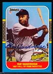 Autographed 1987 Donruss Highlights Bsbl. #18 Ray Dandridge, Negro Leagues