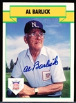 Autographed 1990 T&M Baseball Umpires Card #71 Al Barlick