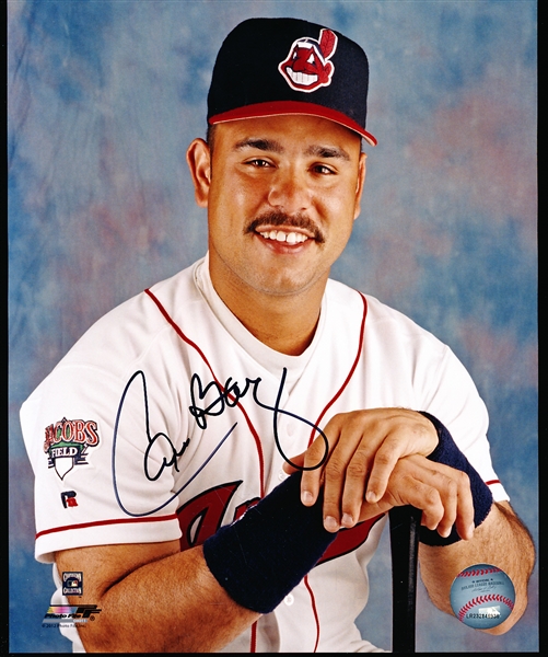 Autographed Carlos Baerga Cleveland Indians MLB Color 8” x 10” Photo