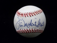 Autographed Jim “Mudcat” Grant Official AL MLB Baseball