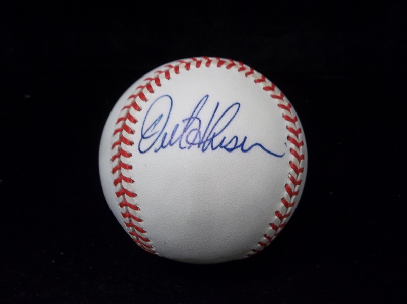 Autographed Orel Hershiser Official AL MLB Baseball
